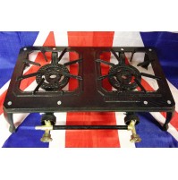 Nomad Duo Cast Iron Double Burner Gas Stove